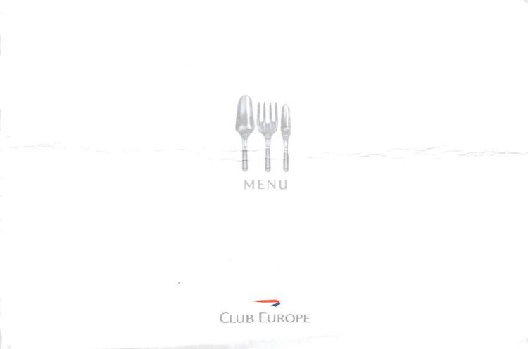 BA Business Class Menu - LHR to ATH-page-001