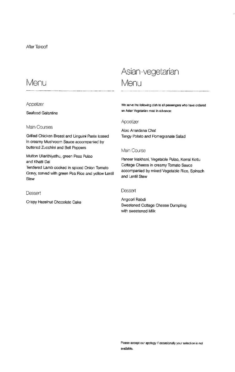 Lufthansa Business Class Menu - BLR to FRA-page-008