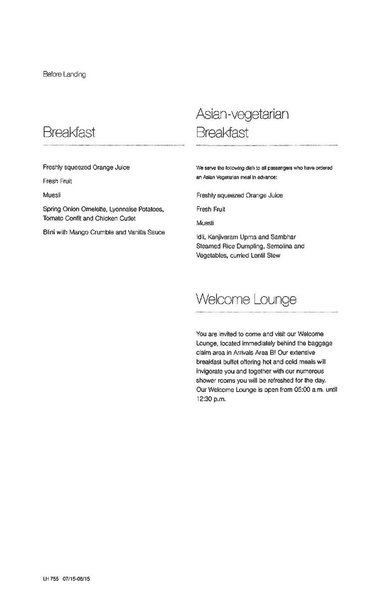 Lufthansa Business Class Menu - BLR to FRA-page-009