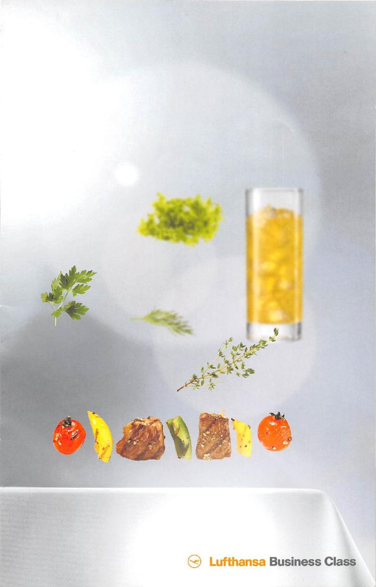 Lufthansa Business Class Menu - FRA to BLR-page-001