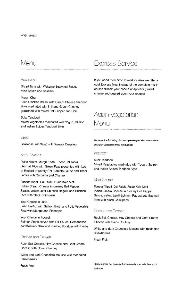 Lufthansa Business Class Menu - FRA to BLR-page-008