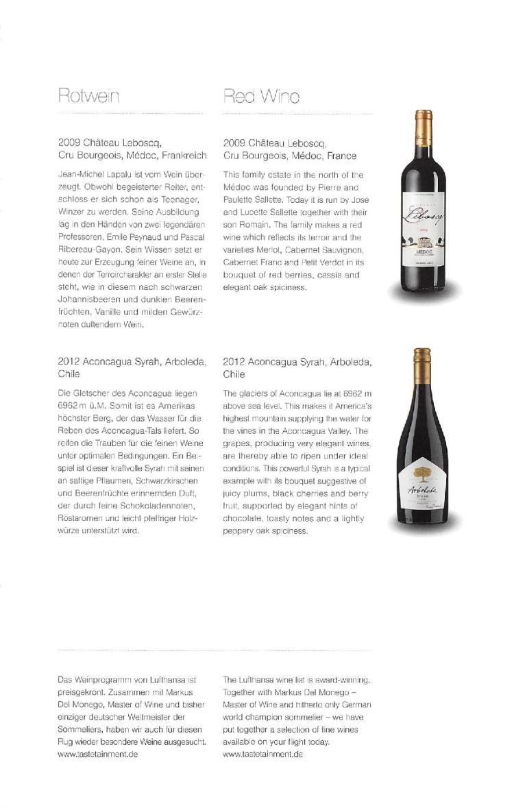 Lufthansa Business Class Menu - FRA to BLR-page-013