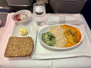 Besaola with Sweet Potato Cream and Sweetcorn Salsa